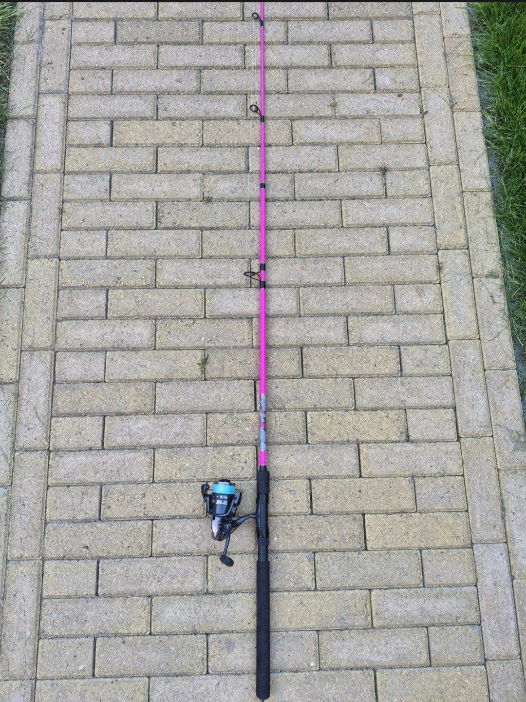 Battle spin 210 vishengel, Watersport en Boten, Ophalen, Zo goed als nieuw, Werphengel
