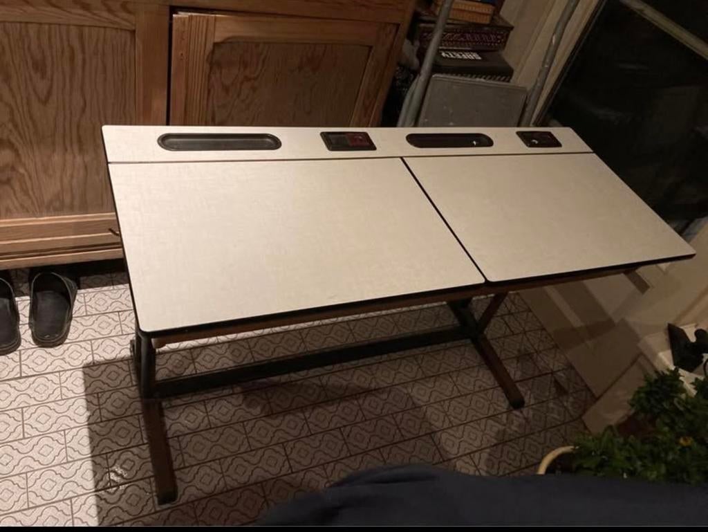 Vintage dubbele Lessenaar, Ophalen