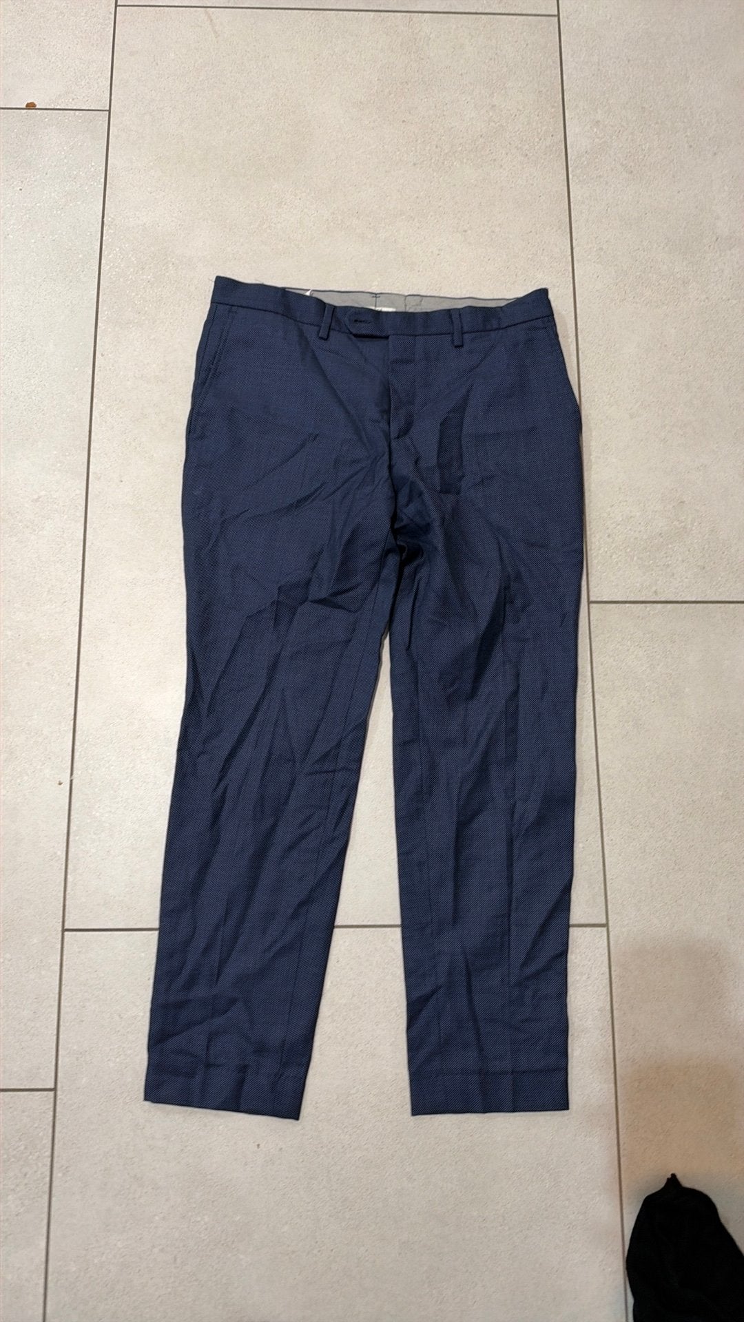 Van gils navy wollen pantalon maat 31/30, Kleding | Heren, Ophalen of Verzenden, Zo goed als nieuw, Overige maten, Blauw