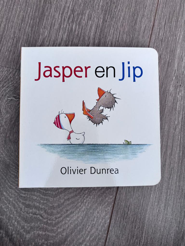 Jasper en Jip - Olivier Dunrea (Gonne & vriendjes), Ophalen, Zo goed als nieuw, 0 tot 6 maanden
