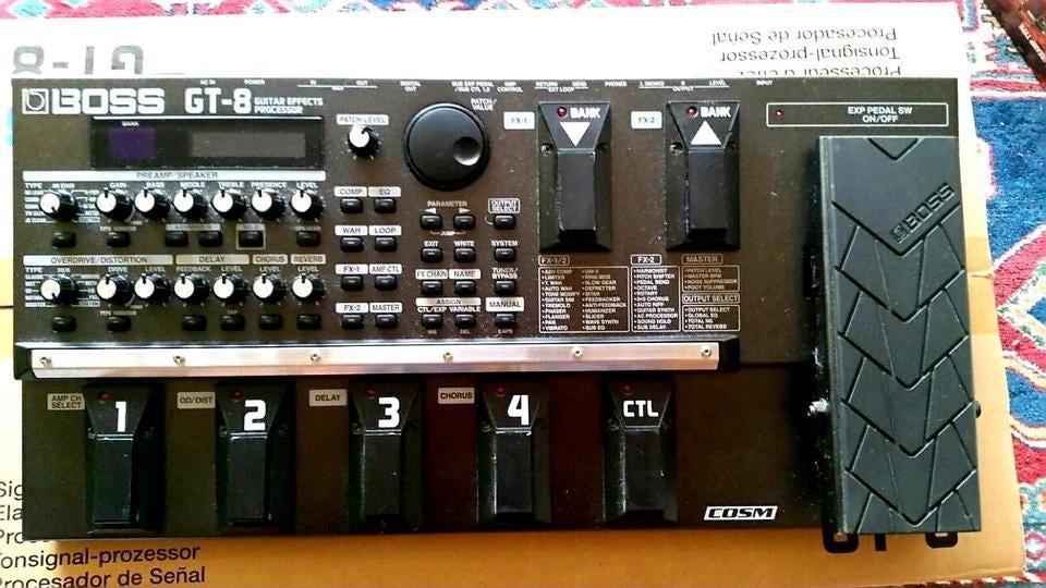 Boss GT-8 Gitaar Multi-effect ., Muziek en Instrumenten, Effecten, Verzenden, Gebruikt, Delay of Echo