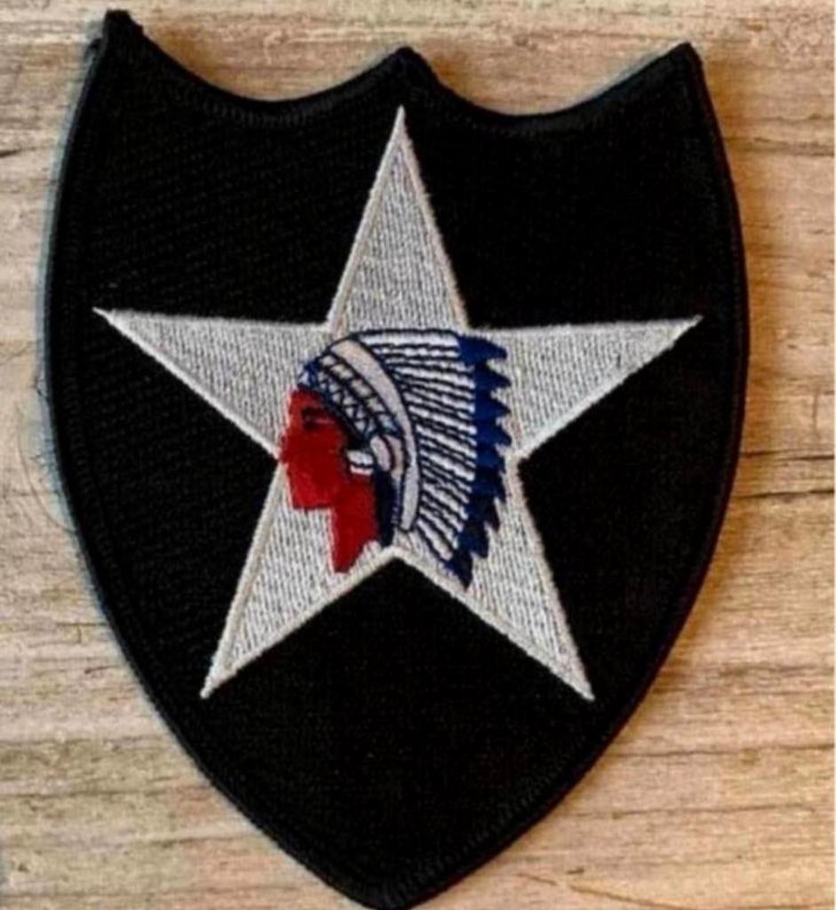 US Army Embleem 2nd infantry division US, Verzamelen, Militaria | Algemeen, Landmacht, Embleem of Badge, Amerika, Verzenden