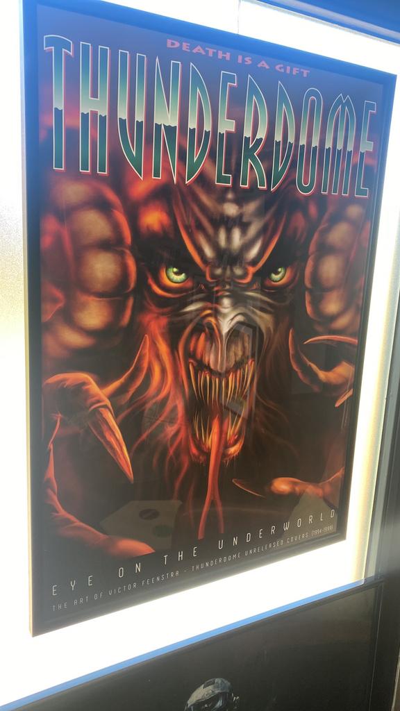 Thunderdome Poster, Victor Feenstra, Verzamelen, Ophalen of Verzenden, Zo goed als nieuw, A1 t/m A3