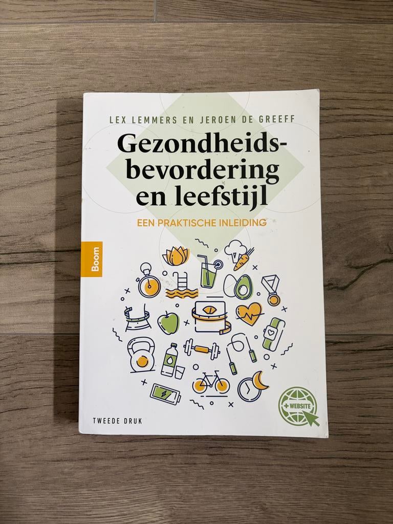 Gezondheidsbevordering en leefstijl, Boeken, Lex Lemmers; Jeroen de Greeff, Ophalen of Verzenden, Zo goed als nieuw, Nederlands