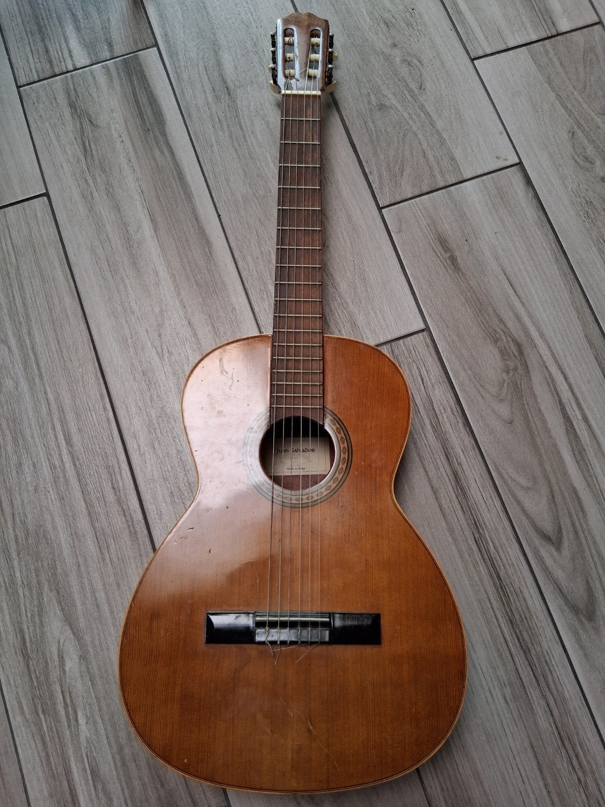 Gitaar, Ophalen of Verzenden, Gebruikt, Klassieke of Spaanse gitaar