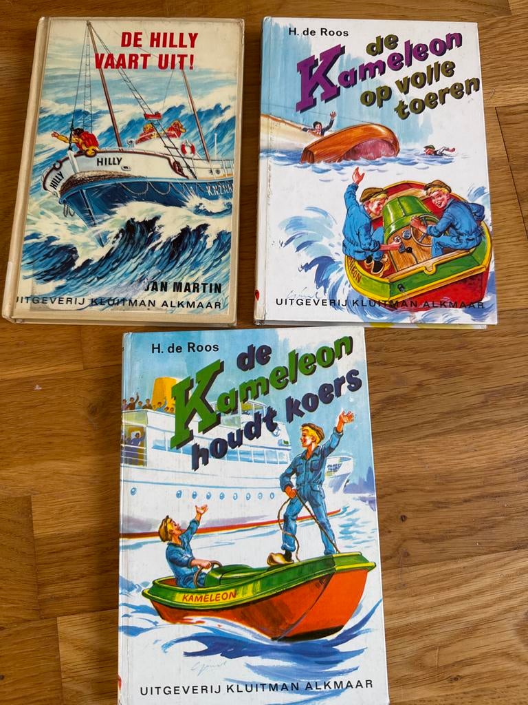 Oude jongensboeken: De Kameleon en De Hilly Vaart Uit!, Boeken, Ophalen of Verzenden, Gelezen, Fictie algemeen