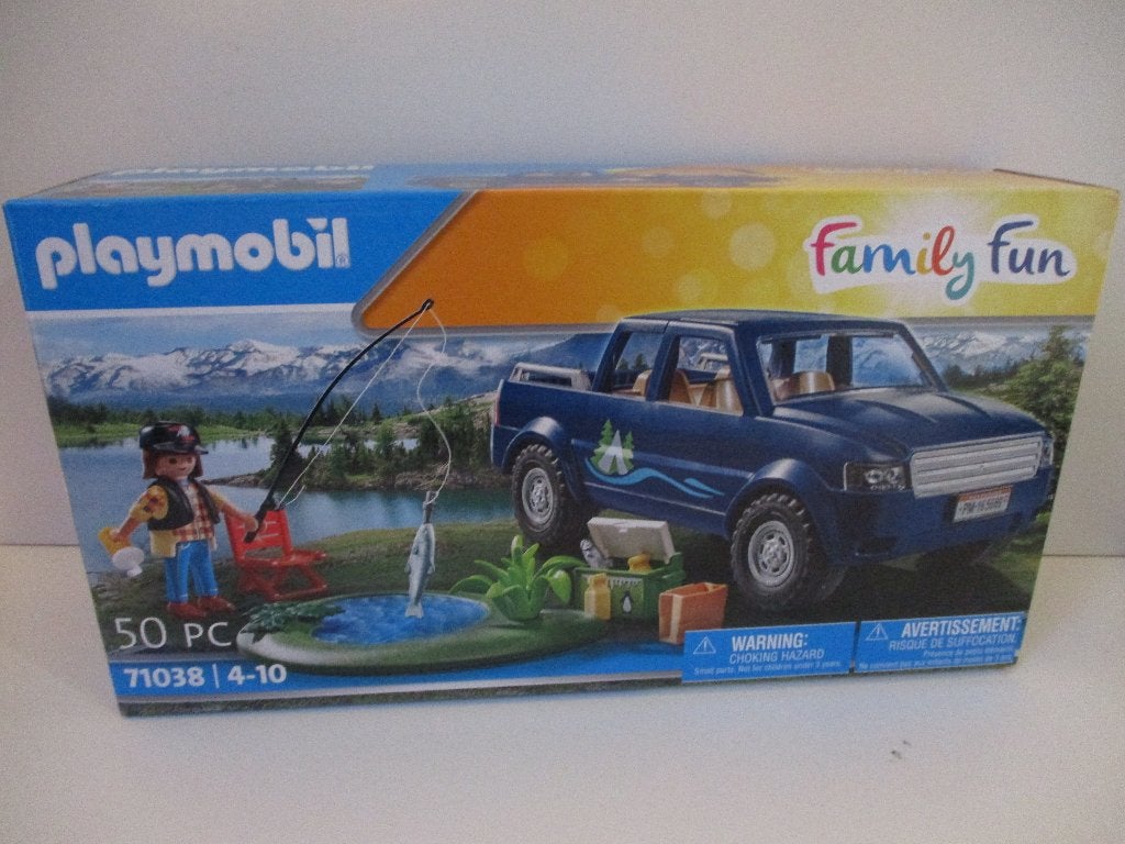playmobil jeep met visser, Complete set, Voertuig, Nieuw, Family fun