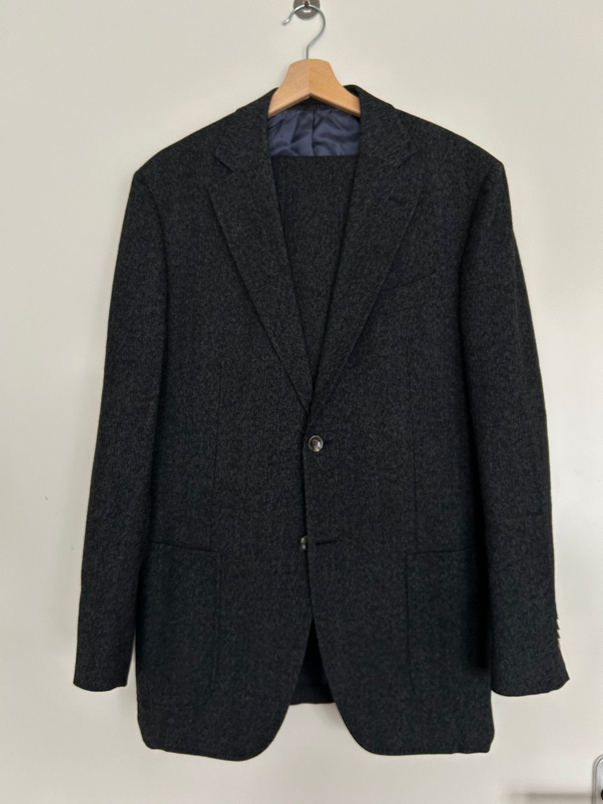 Suitsupply pak – donkerblauw- Demin-  maat 94 / 38L, Ophalen of Verzenden, Zo goed als nieuw, Maat 48/50 (M), Blauw