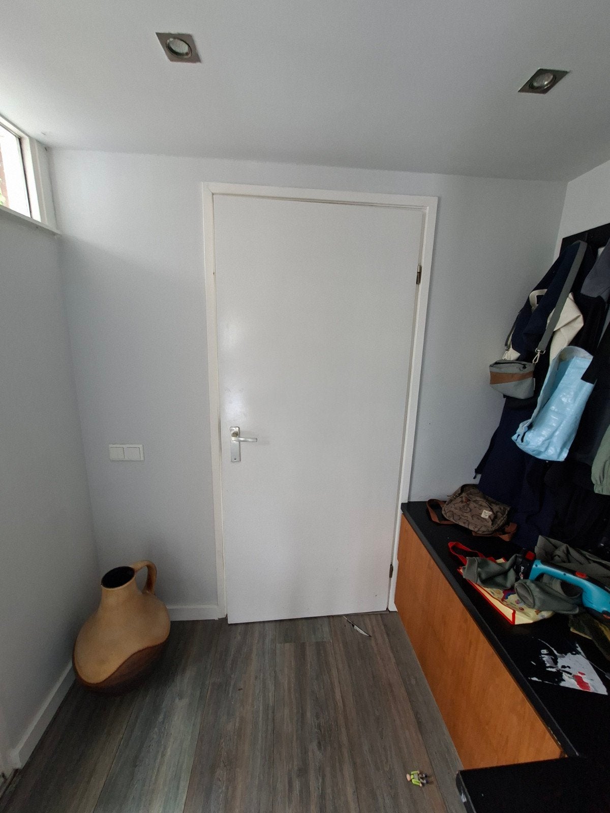 Gratis opdekdeur 1,99x0,85 met beslag en kozijn, Ophalen of Verzenden