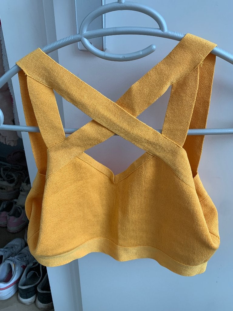 Crop top, Ophalen of Verzenden, Nieuw, Maat 36 (S), Geel