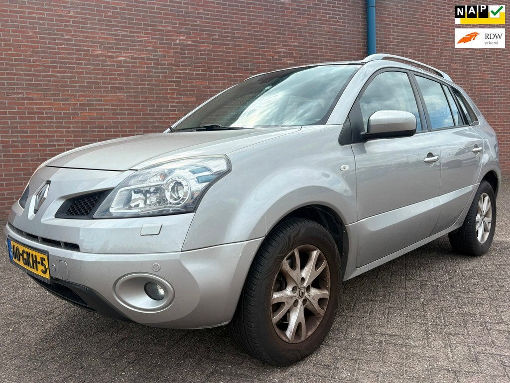 Renault Koleos 2.5 Dynamique Luxe*Airco*Pano-Dak, Auto's, Renault, Voorwielaandrijving, Gebruikt, Zwart, 4 cilinders