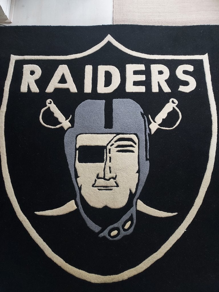 RAIDERS, VLOERKLEED, WOL, Ophalen, JOUW STIJL, 100 tot 150 cm, Zwart