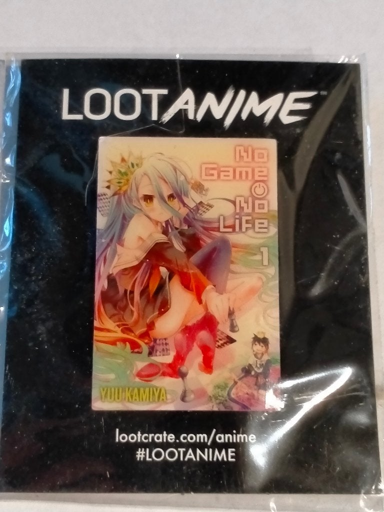 Loot Anime Yuu Kamiya No Game no life logo pin, Verzenden, Zo goed als nieuw