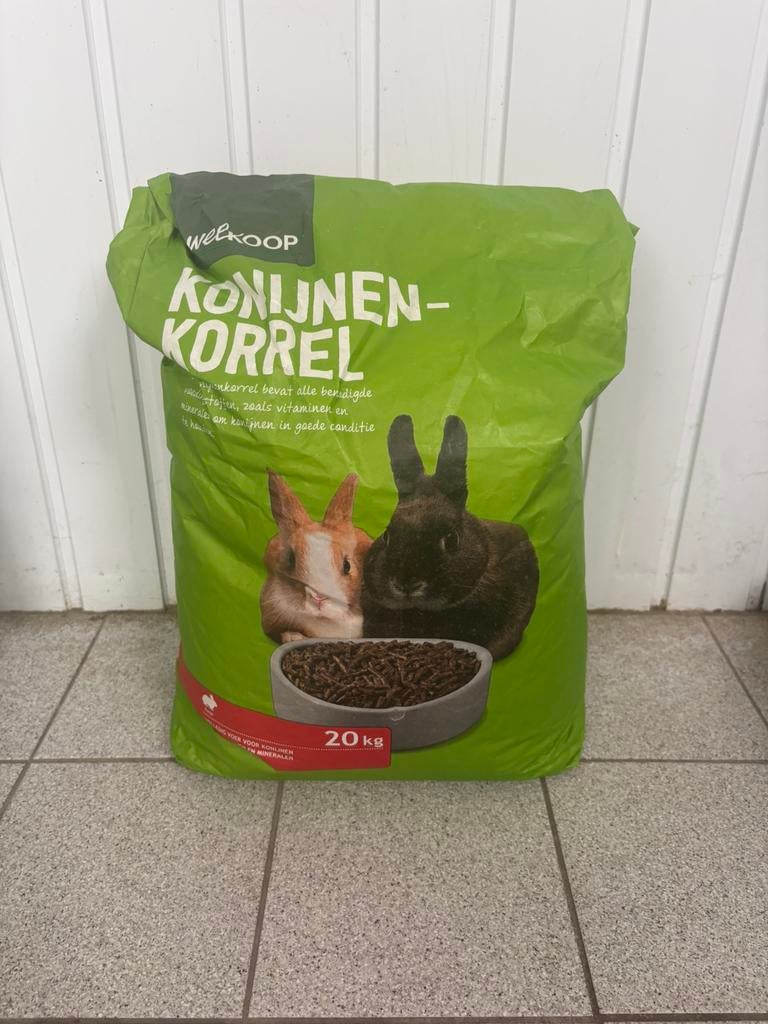 Konijnenvoer korrel, Ophalen, Nieuw