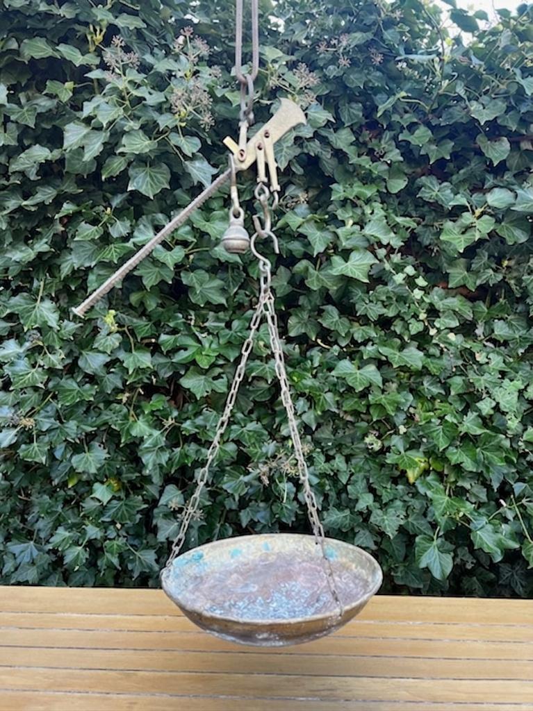 Antieke brozens Unster / Weegschaal, Ophalen of Verzenden