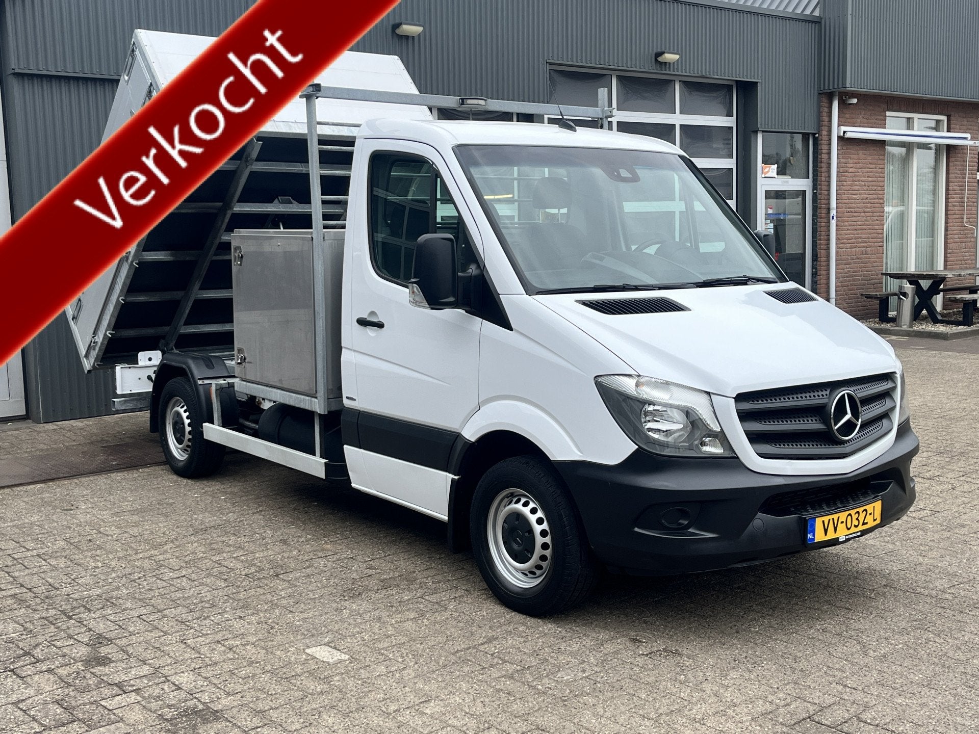 Mercedes-Benz Sprinter 316 1.8 NGT 366 CNG en Benzine 157pk, Auto's, Automaat, Gebruikt, CNG (Aardgas), Wit