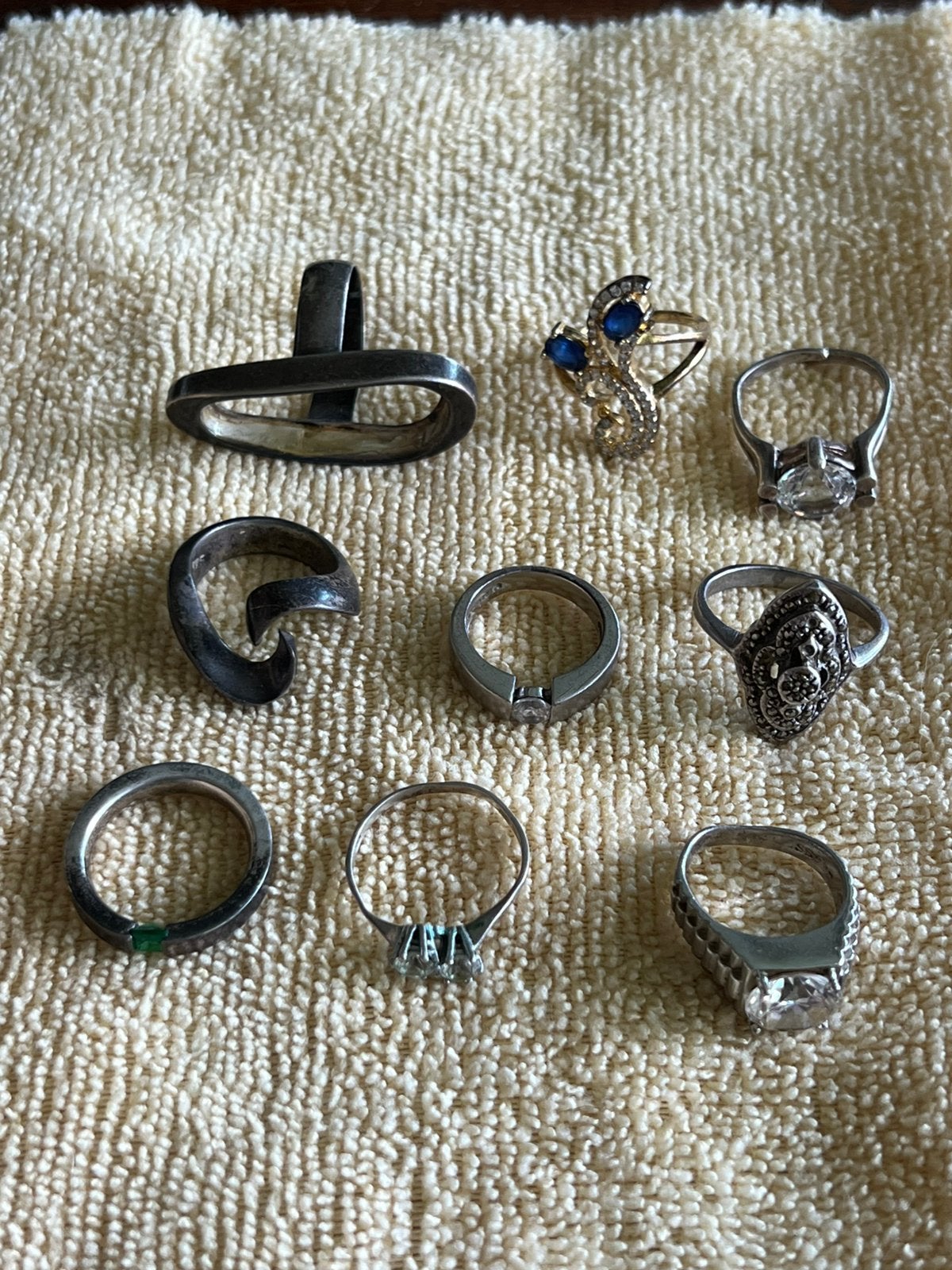 Zilveren ringen, Ophalen of Verzenden, Zo goed als nieuw, Zilver, Dame