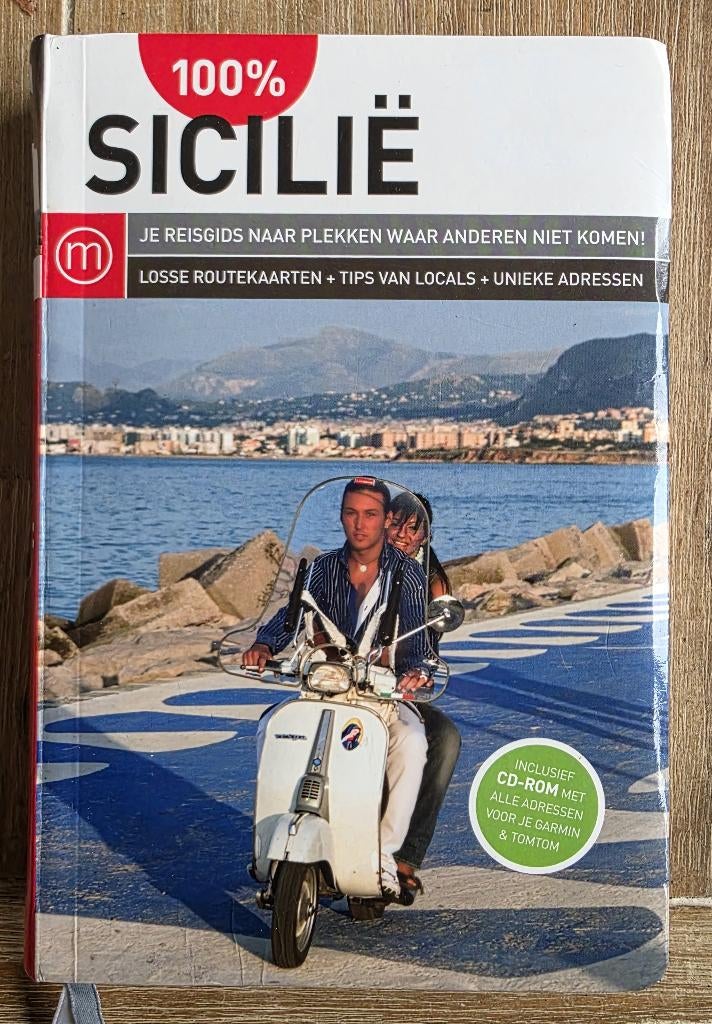 100 % Sicilie - Italie - Incl. wegenkaart en wandelkaarten, Overige merken, Europa, Ophalen of Verzenden, Zo goed als nieuw