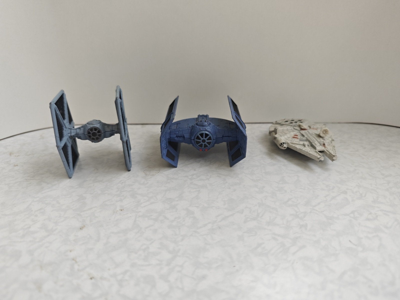Star Wars Micro Machines: Millennium Falcon & TIE, Ophalen of Verzenden, Gebruikt, Actiefiguurtje
