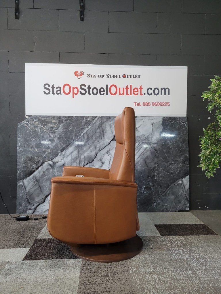Staopstoeloutlet Prominent Leder Cognac, Gebruikt, Minder dan 75 cm, Leer, Ophalen of Verzenden