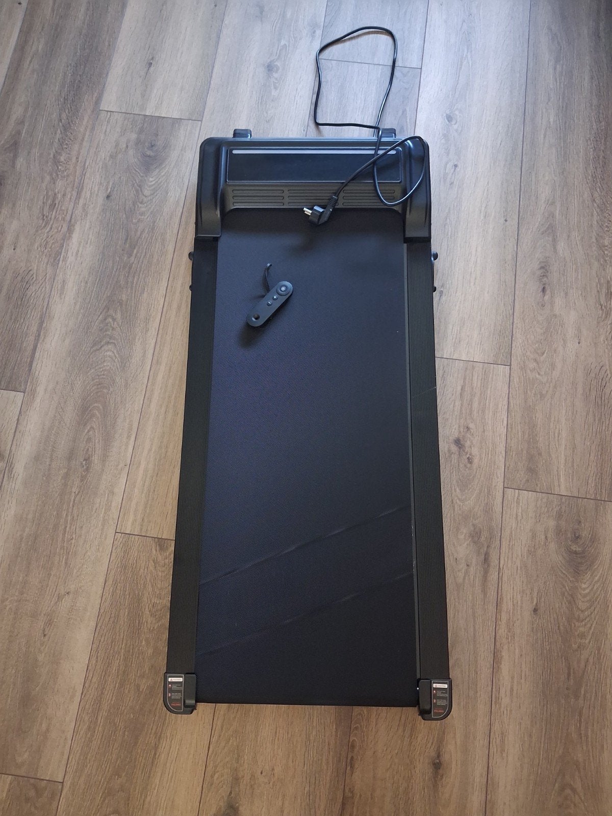 Compacte loopband met afstandsbediening, Ophalen, Zo goed als nieuw, Metaal, Loopband