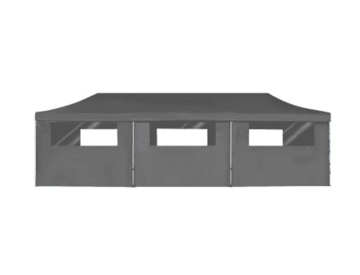 Luxe Stalen Pop-Up-Tent Easy-Up-Tent Vouwtent Partytent 3x9m, Opvouwbaar, Partytent, Nieuw, 8 meter of meer