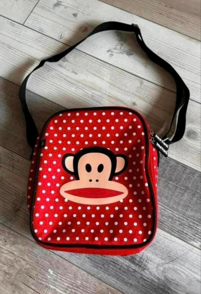 PAUL FRANK Julius Retro tas, Ophalen of Verzenden, Zo goed als nieuw, Rood