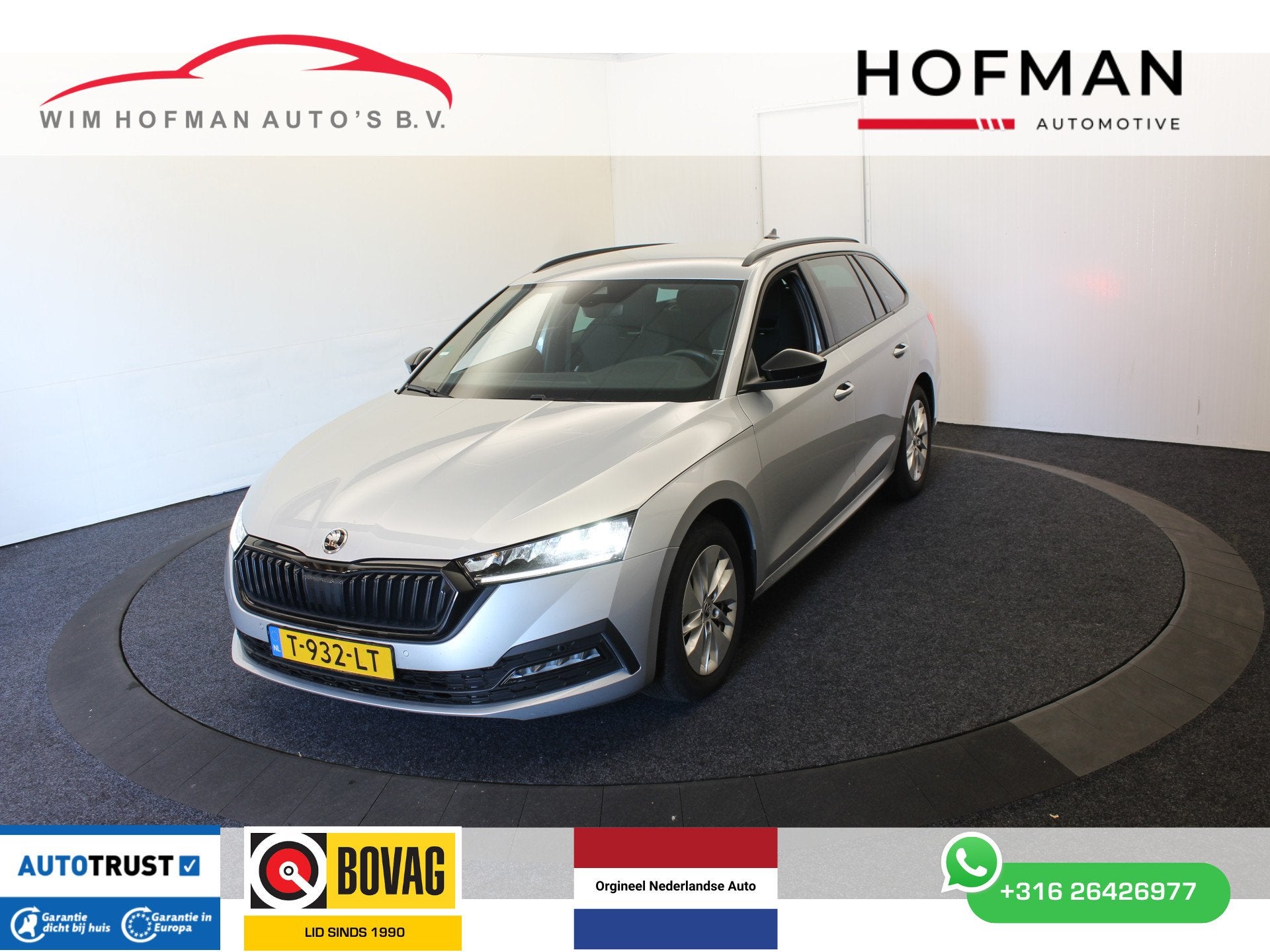 Skoda Octavia 1.0 e-TSI Sport Business Virtual CarPlay Stoel, Dealer onderhouden, Stof, Gebruikt, Met garantie (alle)