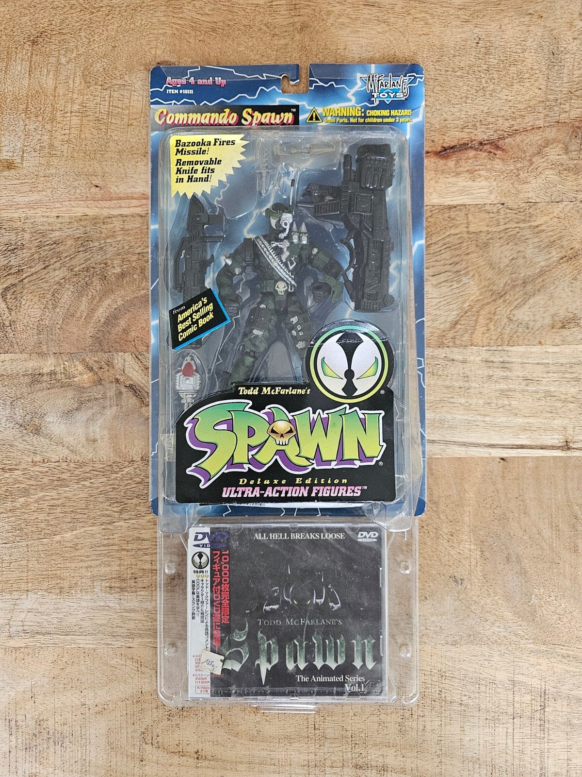 Commando Spawn Ultra-Action Figure met DVD, Ophalen of Verzenden, Zo goed als nieuw