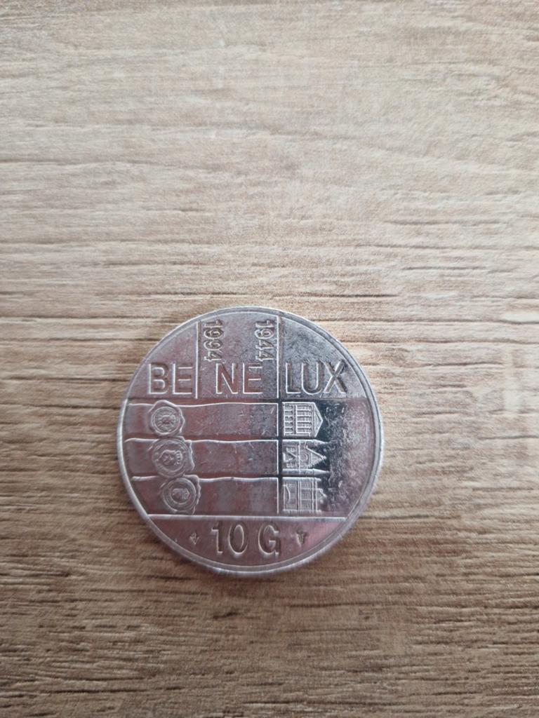 Zilveren BENELUX  tientje koningin Beatrix, Ophalen, Koningin Beatrix, 10 gulden