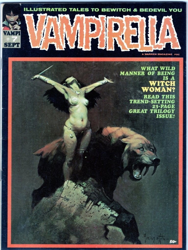 Vampirella 7 (Warren First series 1975), Boeken, Strips | Comics, Eén comic, Ophalen of Verzenden, Gelezen, Amerika
