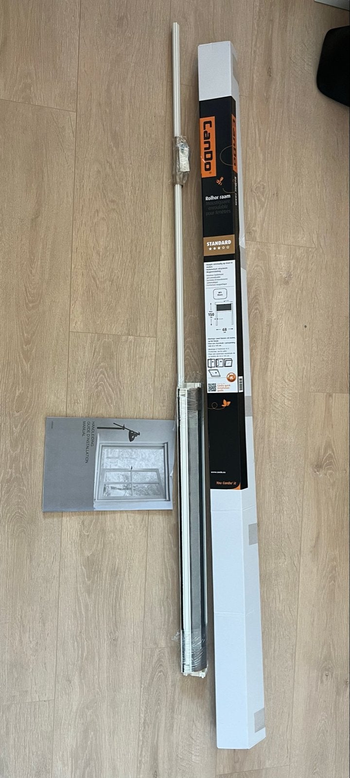 CanDo Rolhor Raam Wit Standard 63-185x68 -- Nieuw in doos!, Minder dan 80 cm, Overige typen, Nieuw, 160 cm of meer