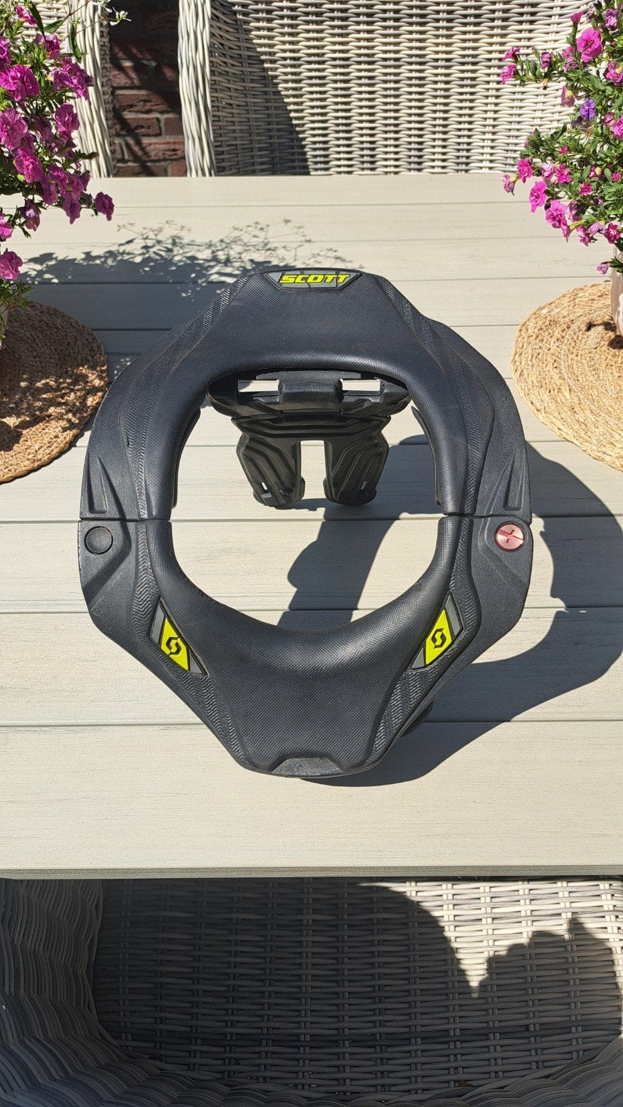 Scott nekbrace zwart, Motoren, Kleding | Motorkleding, Ophalen of Verzenden, Tweedehands