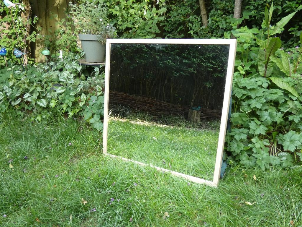 Ikea spiegel Stave, Ophalen, Gebruikt, Vierkant, 75 tot 100 cm