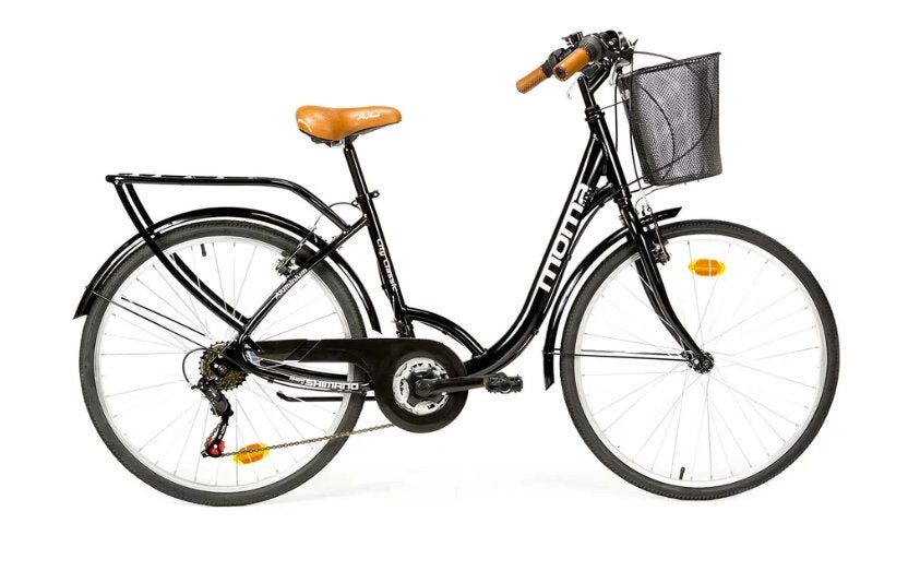 BIKE MOMABIKES 26" CITY CLASSIC BLACK incl chain, Ophalen, Gebruikt, Versnellingen, Moma bikes