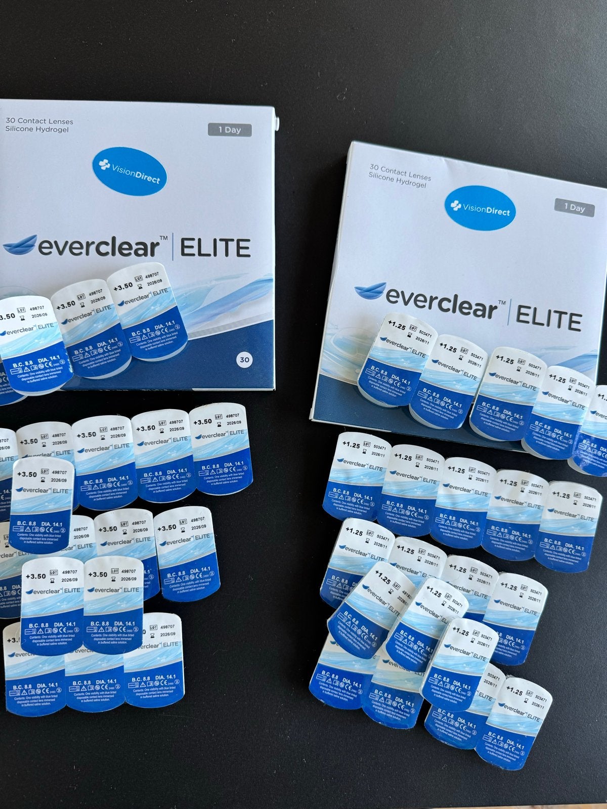 Gratis daglenzen sterkte +1,25 en +3,50, Overige merken, Overige kleuren, Nieuw, Ophalen of Verzenden