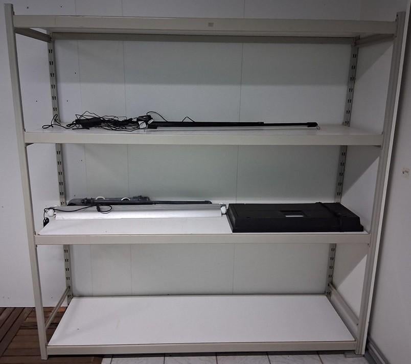 Aangeboden!!! stevige stelling L 160 x b 80 x h 250 cm!!!, Ophalen, Gebruikt