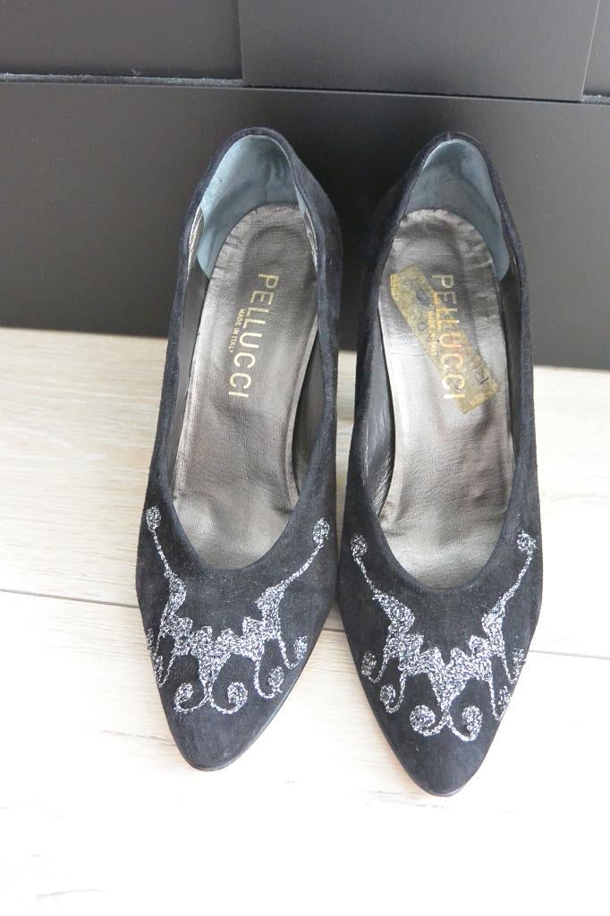 Pellucci - Mooie zwarte pumps, Zwart, Ophalen of Verzenden, Zo goed als nieuw, Pumps