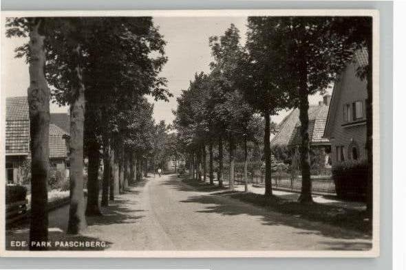 Ede Park Paaschberg st 1943 zie adreszijde, Ophalen of Verzenden, 1940 tot 1960, Gelopen, Gelderland