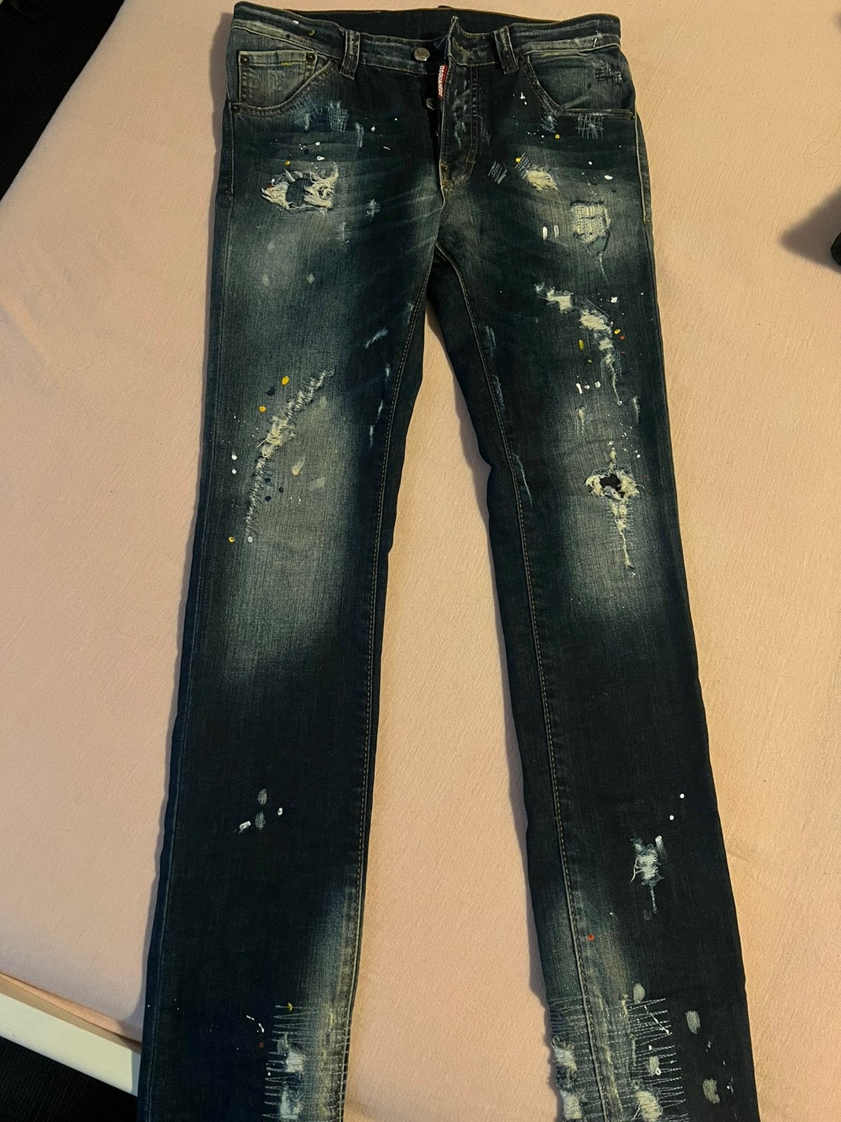 Dsquared2 broek maat 42 (s), Ophalen of Verzenden, Zo goed als nieuw, Blauw