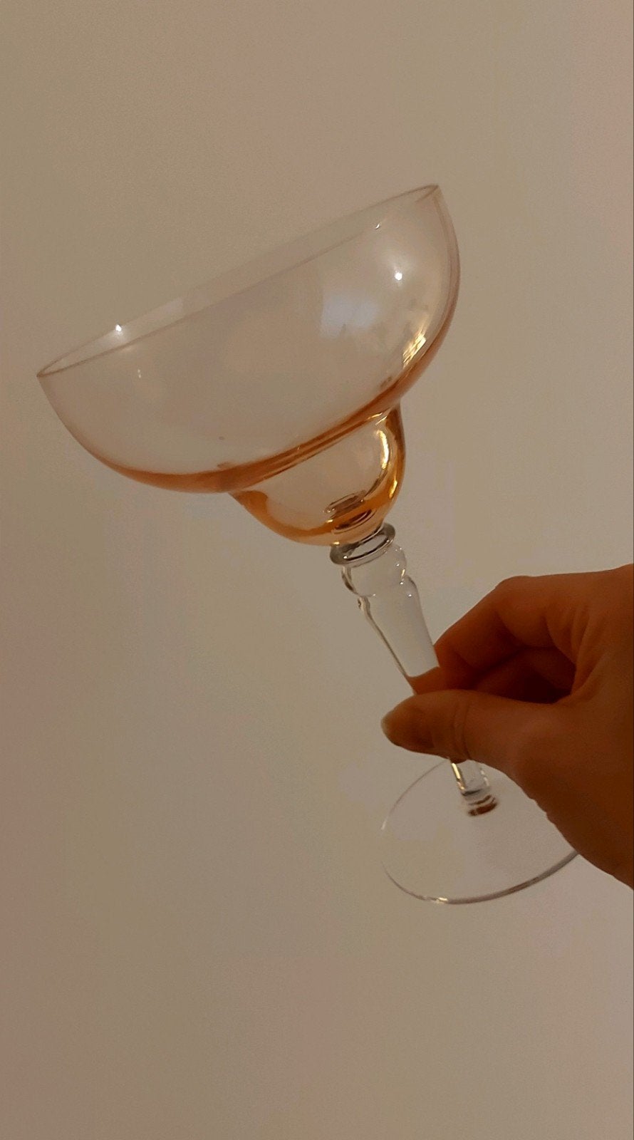 3 Supermooie Vintage cocktailglazen - margaritaglazen, Antiek en Kunst, Antiek | Glas en Kristal, Ophalen