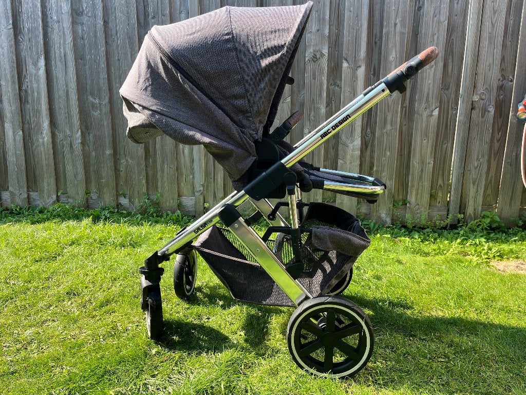 Kinderwagen ABC Design Salsa 3 in 1, Kinderen en Baby's, Kinderwagens en Combinaties, Gebruikt, Verstelbare duwstang, Combiwagen