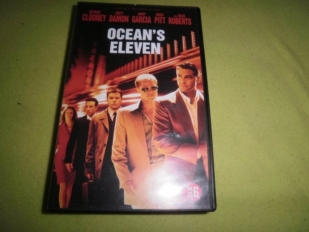 OCEANS ELEVEN! Misdaad Komedie met G.Clooney e.v.a Op VIDEO, Verzenden, Overige genres, Zo goed als nieuw, Vanaf 12 jaar