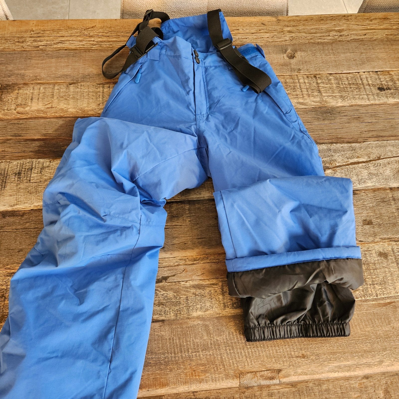 Blauwe skibroek Mountainpeak 152, als nieuw!, Ophalen of Verzenden, Zo goed als nieuw, Overige maten, Broek