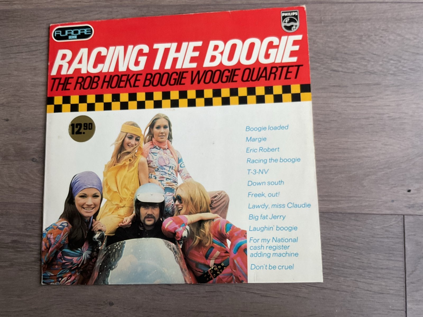 Rob Hoeke Boogie Woogie Quartet - Racing the Boogie LP, LP, Gebruikt, Pop, Ophalen of Verzenden