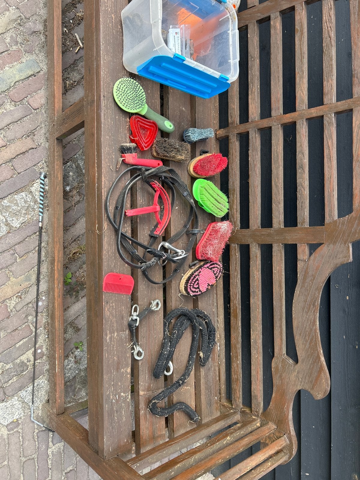 Borstels bit etc voor pony, Ophalen, Gebruikt