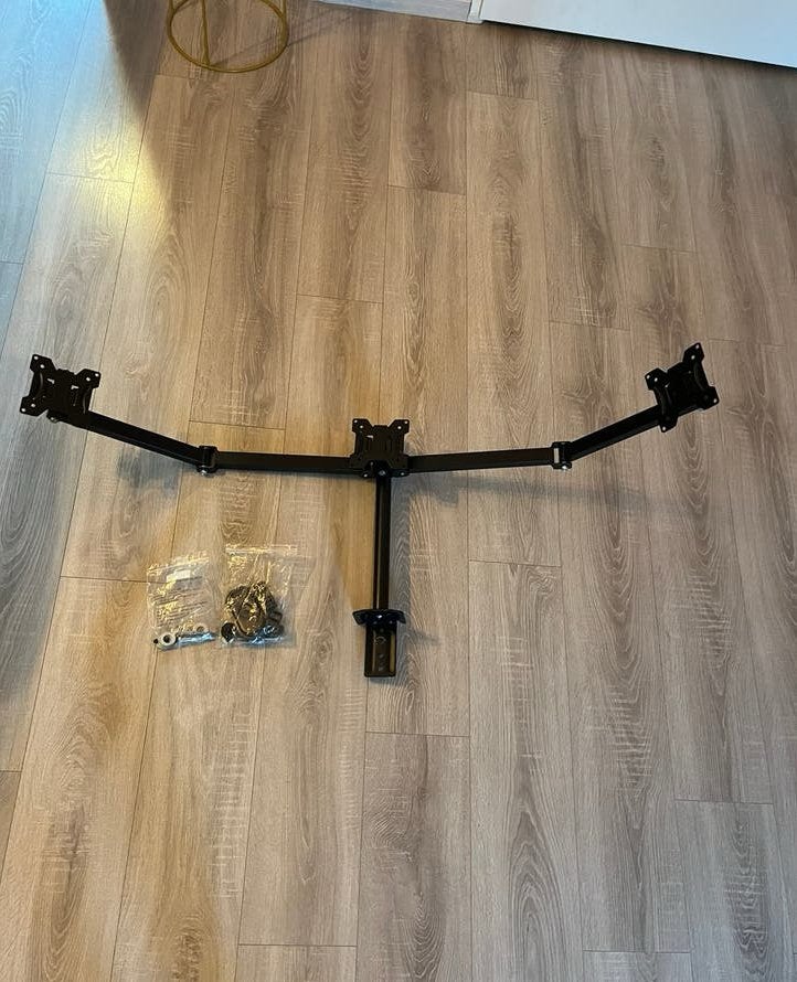 Monitor arm - 3 schermen / 13-27 inch, Ophalen, Zo goed als nieuw