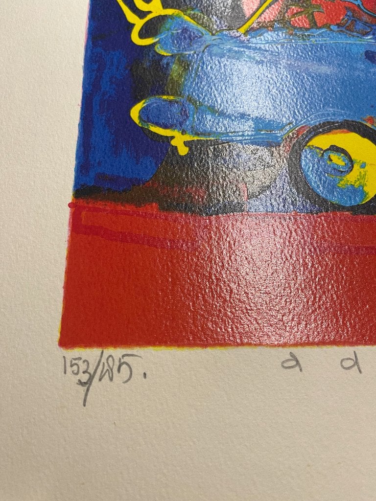 Ad Verstijnen | Sightseeing, Gesigneerd, Ophalen of Verzenden, Portret en Figuren, Zeefdruk