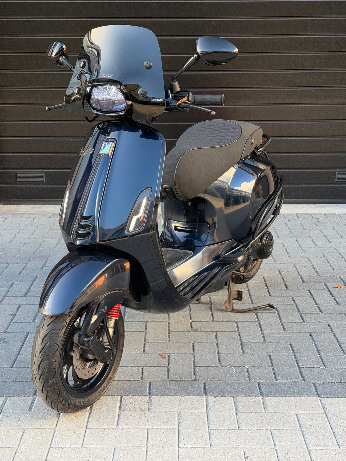 Vespa sprint 2022 e5 Akrapovic Midnight Blue, Vespa, Vespa, Maximaal 45 km/u, Vespa S
