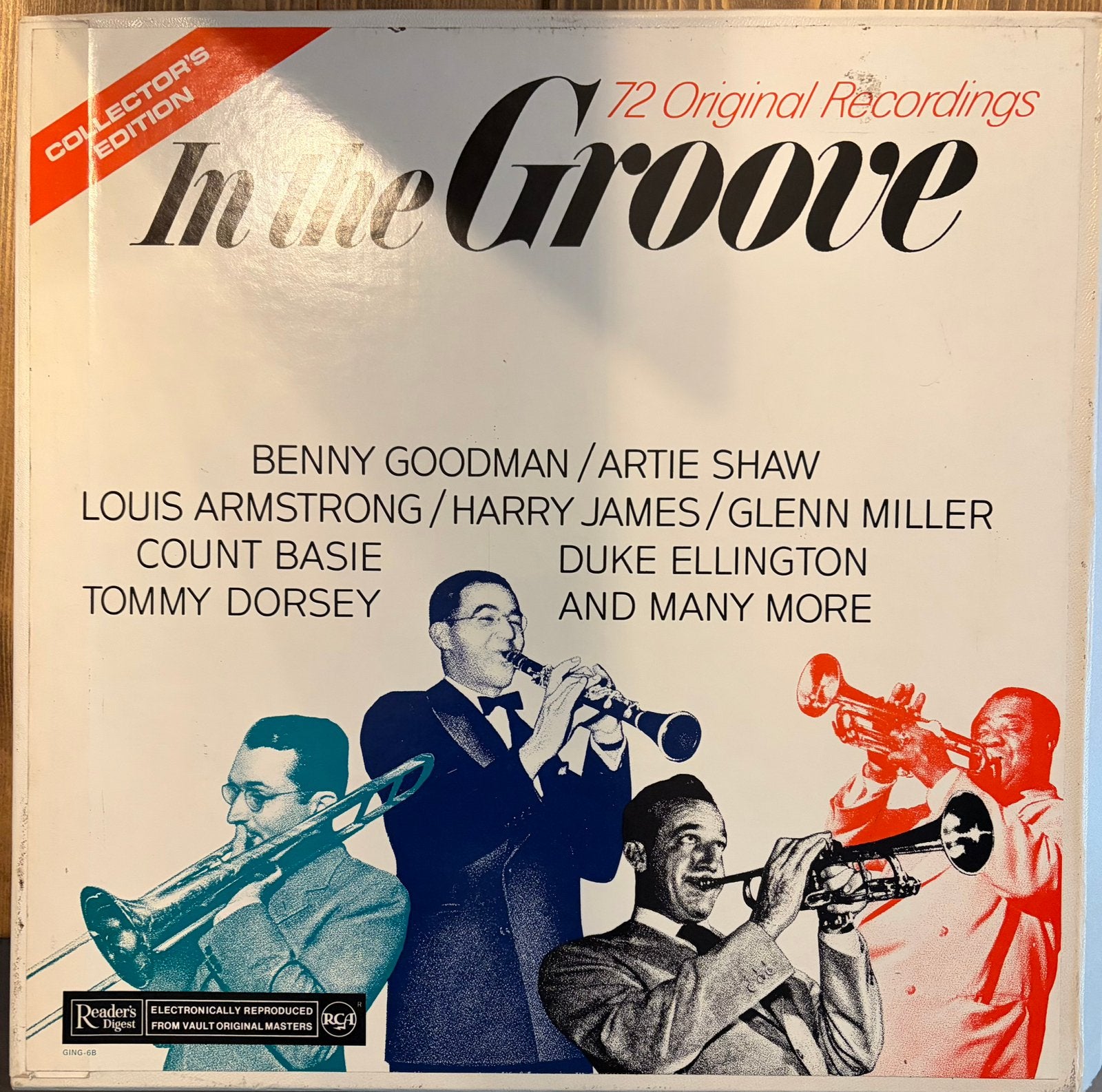 6 LP’s in verzamelbox met groovy original recordings, Cd's en Dvd's, Vinyl | Klassiek, Ophalen, Gebruikt, Overige typen, 12 inch
